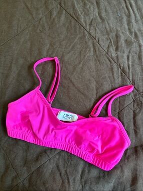 Seven Days Active Hot Pink Active Bralette
